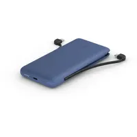 Belkin BOOST CHARGETM Powerbank,10.000 mAh 18W, mit Kabeln, blau