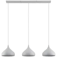 LINDBY Elamira 3-flg. 133 cm rund weiß