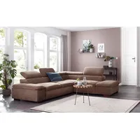 Home Affaire Ecksofa HOME AFFAIRE "Alberto L-Form", grau (taupe),