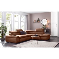 Home Affaire Ecksofa HOME AFFAIRE "Alberto L-Form", braun (cognac),