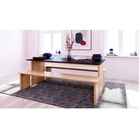 WoodMan Esstisch »Stripe«, Holzfurnier aus Eiche