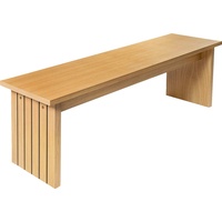 WoodMan Bank »Stripe«, im skandinavian Design, Holzfurnier aus Eiche