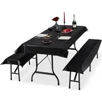 Relaxdays Bierzeltgarnitur Auflage 250 x 55 x 5 cm