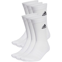 Adidas Cushioned Sportswear Crew Socken 6er Pack White /