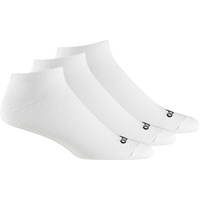 Adidas Thin Linear Low-Cut Socken, 3 Paar White /