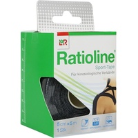 Lohmann & Rauscher Ratioline Sport-Tape 5 cmx5 m schwarz