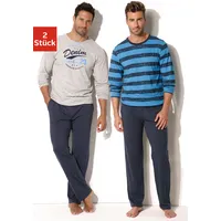 H.I.S. H.I.S Pyjama (Packung, 4 tlg 2 Stück), Schlafanzug