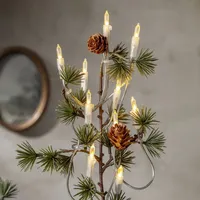MARELIDA LED Lichterkette Pisello Weihnachtslichterkette 20 warmweiße LED 2,85m