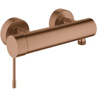 Grohe Brause-Einhebelmischer Essence warm sunset gebürstet, Wandmontage