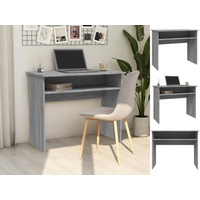 VidaXL Schreibtisch Grau Sonoma 90x50x74 cm Holzwerkstoff