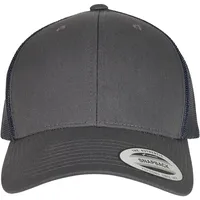 Flexfit Retro Trucker 2-Tone Cap, Charcoal/Navy, one Size