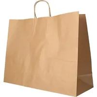 Papstar Papier-Tragetasche, 270 x 320 x 215 mm, braun