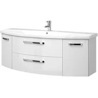 Sconto Waschtischkombination ¦ weiß ¦ Maße (cm): B: 144
