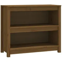 VidaXL Bücherregal Honigbraun 80x35x68 cm Massivholz Kiefer