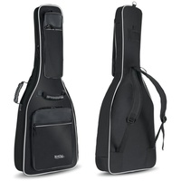 Rocktile Klassik-Gitarrentasche Deluxe - gepolstert mit Rucksackgarnitur Gigbag für