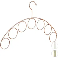 Relaxdays Kleiderbügel, Schalhalter,