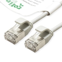 ROLINE GREEN U/FTP Patchkabel Kat.6A (Class EA), LSOH, slim,