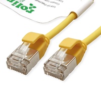 ROLINE GREEN U/FTP Patchkabel Kat.6A (Class EA), LSOH, slim,