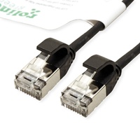 ROLINE GREEN U/FTP Patchkabel Kat.6A (Class EA), LSOH, slim,