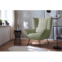 KAWOLA Sessel IVA Relaxsessel Cord olivgrün
