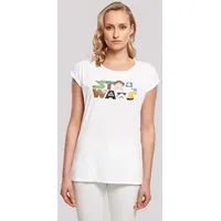 F4NT4STIC T-Shirt Star Wars Character Logo in weiß |