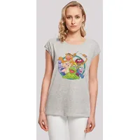 F4NT4STIC T-Shirt Disney Die Muppets Group Circle in grau