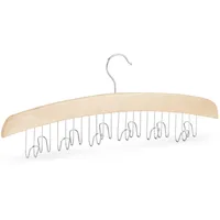 Relaxdays Gürtelhalter Kleiderschrank, Haken für 12 Gürtel, 360° drehbarer