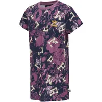Hummel hmlDRAMA T-Shirt Dress S/S - BORDEAUX 104