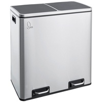 Svita TM2X30 Treteimer 60 Liter Abfalleimer Mülleimer Design Mülltrennung