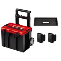 Einhell E-Case L Werkzeugtrolley mit Rädern rot|schwarz 44 x