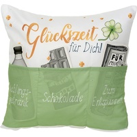 Hergo Creation Sofahelden Kissen - Glückszeit für Dich!