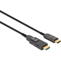 Manhattan Aktives optisches High Speed HDMI-Glasfaserkabel mit abnehmbarem Stecker