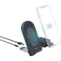 Hama Wireless Charger QI-FC15S schwarz (201689)