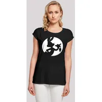 F4NT4STIC T-Shirt Looney Tunes Bugs Bunny Silhouette Breast Print