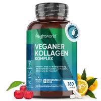 WeightWorld Vegan Kollagen Kapseln - Mit Hyaluron, Zink, MSM,