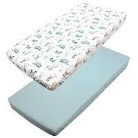 TupTam Baby Spannbettlaken Kinder Spannbetttuch für Babybett Kinderbett 2er