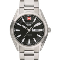 Swiss Alpine Military 7090.2137SAM Herrenuhr Automatik - Silber/Schwarz