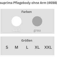 Suprima Pflegebody ohne Arm anthrazit Größe M