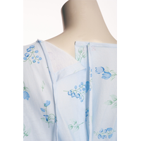 Suprima Pflegehemd z.Binden gelb bedr.Gr.L/XL