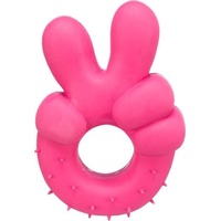 Trixie Peace Handzeichen, latex, 14 cm