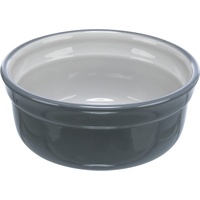 Trixie Napf, Keramik, 0,25 L/Ø 13 cm, Grau/Hellgrau -