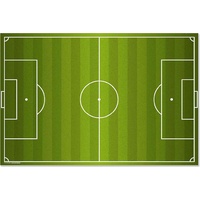 Cover-your-desk Schreibtischunterlage für Kinder Fußballfeld, aus hochwertigem Vinyl ,