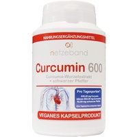  Curcumin 600mg aus Kurkuma Extrakt - 100 Curcuma vegane