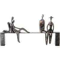 Casablanca by Gilde Casablanca Skulptur Leisure", braun (bronzefarben), B:45cm