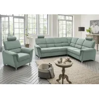 Home Affaire Ecksofa »Pisa L-Form, mit Schlaffunktion, Stauraum, 2x
