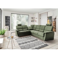 Home Affaire Ecksofa »Pisa L-Form, mit Schlaffunktion, Stauraum, 2x