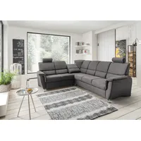 Home Affaire Ecksofa »Pisa L-Form, mit Schlaffunktion, Stauraum, 2x