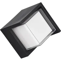 Trio Reality LED-Außenwandleuchte Puno schwarz matt