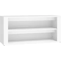 VidaXL Schuhregal Weiß 100x35x45 cm Holzwerkstoff
