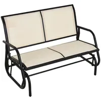 Outsunny Schaukelstuhl 2-Sitzer 120 x 70 x 85 cm
